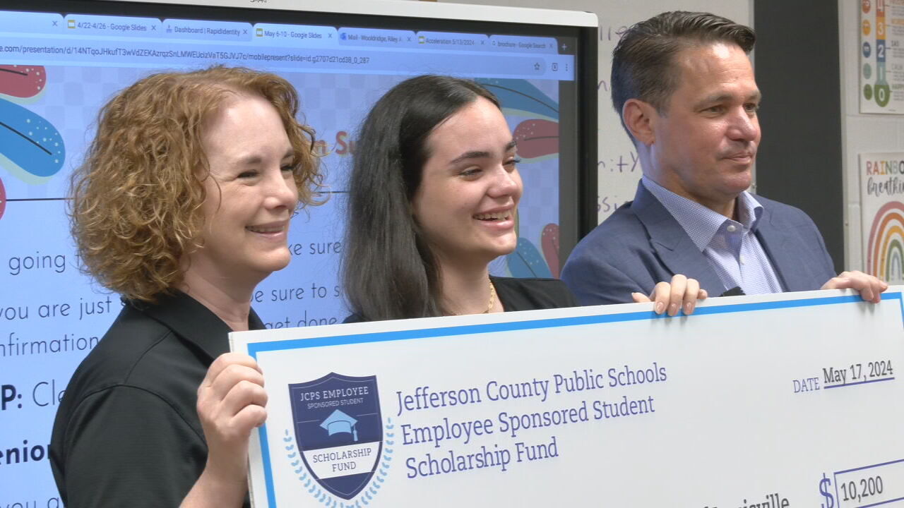 Erika Infante receives JCPS scholarship